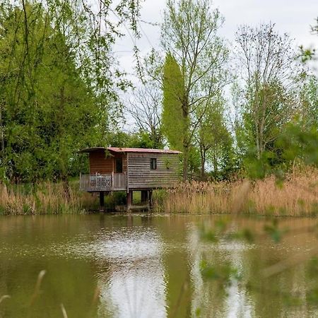 Lakeside Cabin On Stilts- 'Kingfisher' Rous Lench Kültér fotó