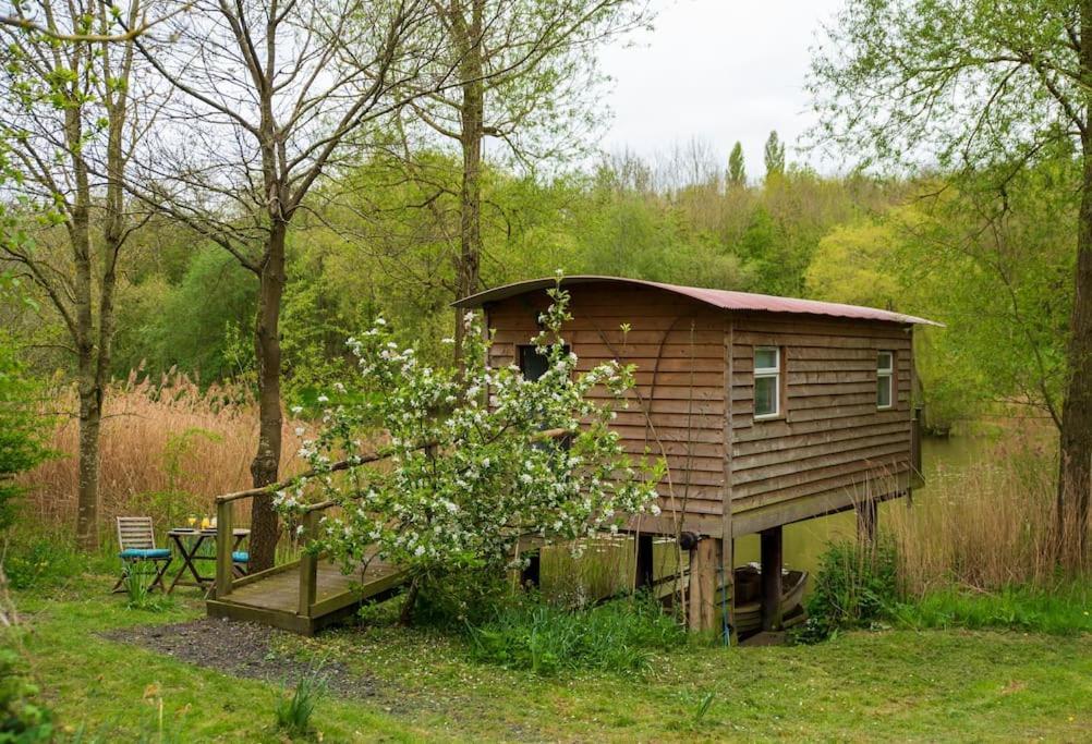 Lakeside Cabin On Stilts- 'Kingfisher' Villa Rous Lench Kültér fotó